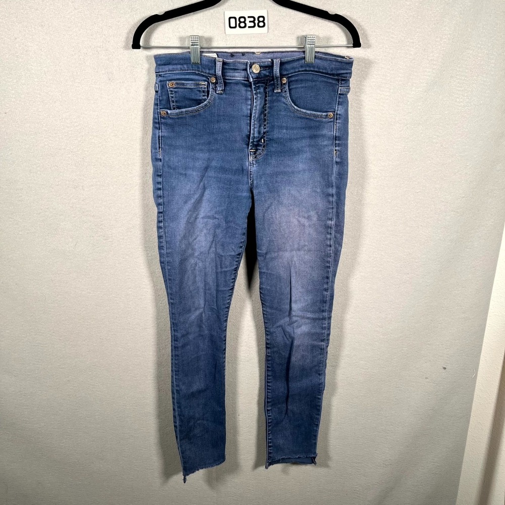 Gap High Rise True Skinny Jeans Womens 28 Blue Denim Cotton Stretch Medium Wash